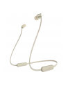 sony Słuchawki bezprzewodowe douszne WI-C310 zlote - nr 1
