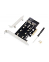 digitus Karta rozszerzeń (Kontroler) M.2 NGFF/NVMe SSD PCIe 3.0 x4 SATA 80, 60, 42, 30 mm - nr 24