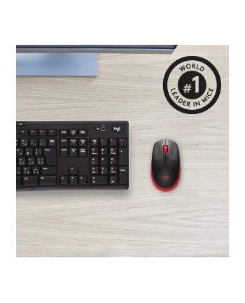 logitech Mysz bezprzewodowa M190 Red 910-005908