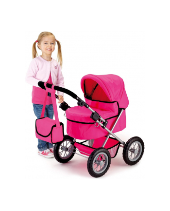 Bayer Wózek głęboki dla lalki różowy Trendy 13029AA