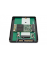 digitus Adapter na dysk SATA/HDD 2,5' M.2 /mSATA SATA 3,6 Gbit/s, zapis do 520 MB/s Aluminiowa - nr 66