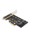 digitus Karta rozszerzeń (Kontroler) M.2 NGFF/NVMe SSD PCIe 3.0 x4 SATA 80, 60, 42, 30 mm - nr 15