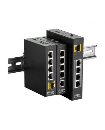 d-link Switch przemysłowy DIS-100G-5PSW 4xGb-PoE 1xSFP nr 1