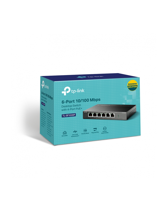 tp-link Przełącznik SF1006P 6xFE (4xPoE+) główny