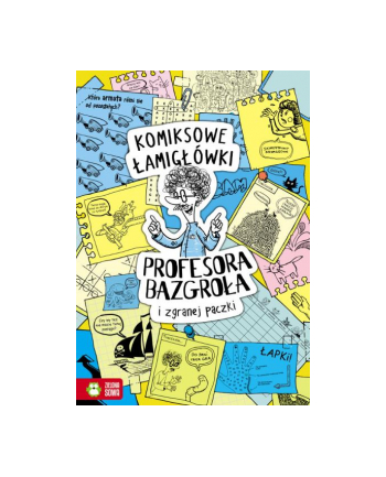 Książka Komiksowe łamidłówki Profesora Bazgroła i zgranej paczki ZIELONA SOWA
