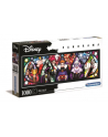 Clementoni Puzzle 1000el panorama Disney Złoczyńcy 39516 - nr 1