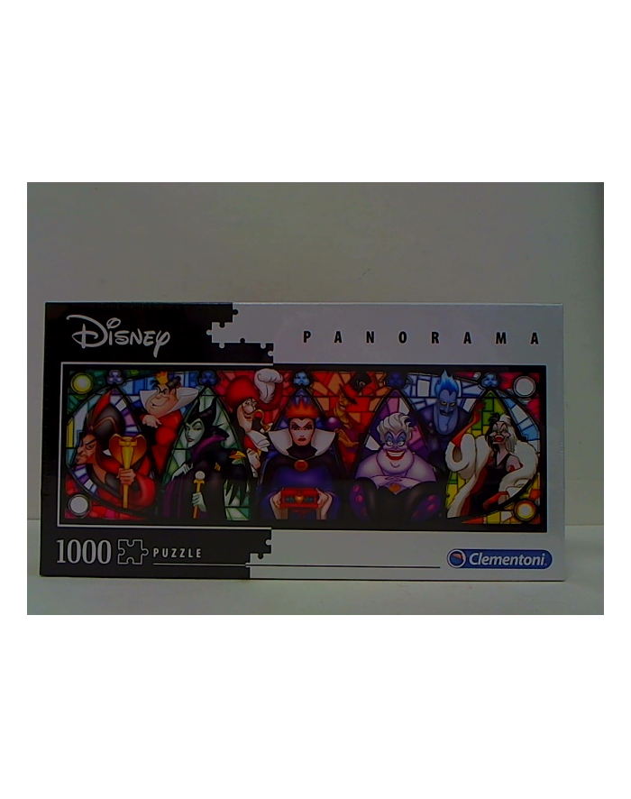 Clementoni Puzzle 1000el panorama Disney Złoczyńcy 39516 główny