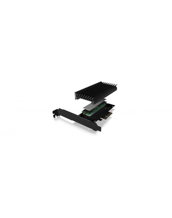 icybox IB-PCI224M2-RGB Karta PCIe, M.2 NVMe, podświetlenie ARGB główny