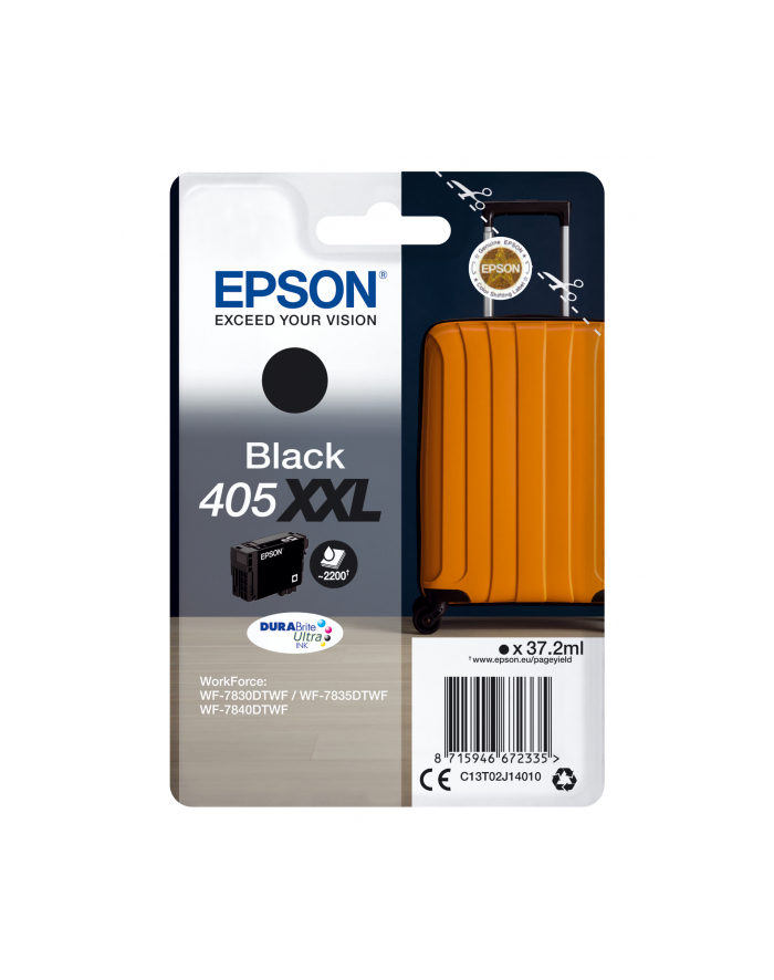 EPSON Singlepack Black 405XXL DURABrite Ultra Ink główny