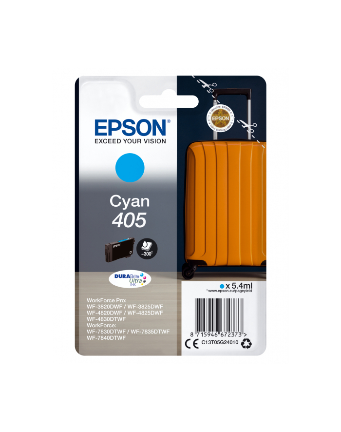 EPSON Singlepack Cyan 405 DURABrite Ultra Ink główny