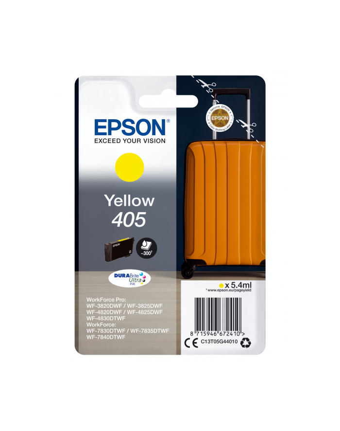EPSON Singlepack Yellow 405 DURABrite Ultra Ink główny