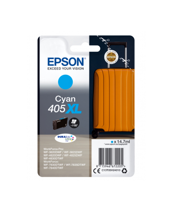 EPSON Singlepack Cyan 405XL DURABrite Ultra Ink