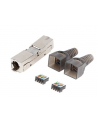 LANBERG 2x RJ-45 FTP cat 6A plug 8P8C tool-less adapter - nr 1