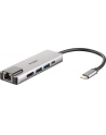 D-LINK USB-C 5-port USB 3.0 hub with HDMI and Ethernet and USB-C charging port - nr 19
