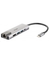 D-LINK USB-C 5-port USB 3.0 hub with HDMI and Ethernet and USB-C charging port - nr 2