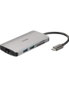 D-LINK USB-C 8-port USB 3.0 hub with HDMI and Ethernet and SD ' microSD card reader and USB-C charging port - nr 17