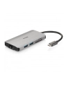 D-LINK USB-C 8-port USB 3.0 hub with HDMI and Ethernet and SD ' microSD card reader and USB-C charging port - nr 36