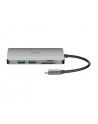 D-LINK USB-C 8-port USB 3.0 hub with HDMI and Ethernet and SD ' microSD card reader and USB-C charging port - nr 37