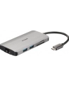 D-LINK USB-C 8-port USB 3.0 hub with HDMI and Ethernet and SD ' microSD card reader and USB-C charging port - nr 41