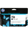 hp inc. HP 728 130-ml Matte Black DesignJet Ink Cartridge - nr 1