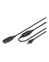 DIGITUS Extension Cable USB 3.0 SuperSpeed Type USB A/A M/F active black 15m - nr 11