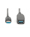 DIGITUS Extension Cable USB 3.0 SuperSpeed Type USB A/A M/F active black 15m - nr 9