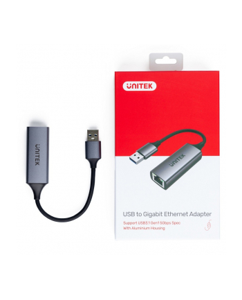 UNITEK Adapter USB-A 3.1 Gen 1 - RJ45 1000 MBps U1309A nr 1