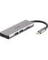 D-LINK USB-C 5-port USB 3.0 hub with HDMI and SD ' microSD card reader - nr 21