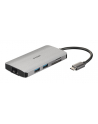 D-LINK USB-C 8-port USB 3.0 hub with HDMI and Ethernet and SD ' microSD card reader and USB-C charging port - nr 29