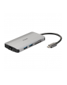 D-LINK USB-C 8-port USB 3.0 hub with HDMI and Ethernet and SD ' microSD card reader and USB-C charging port - nr 30