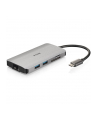 D-LINK USB-C 8-port USB 3.0 hub with HDMI and Ethernet and SD ' microSD card reader and USB-C charging port - nr 31