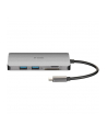 D-LINK USB-C 8-port USB 3.0 hub with HDMI and Ethernet and SD ' microSD card reader and USB-C charging port - nr 32