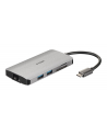 D-LINK USB-C 8-port USB 3.0 hub with HDMI and Ethernet and SD ' microSD card reader and USB-C charging port - nr 36