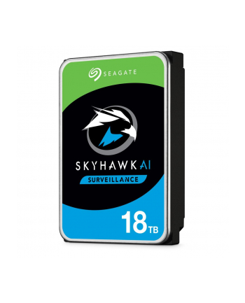 SEAGATE Surveillance AI Skyhawk 18TB HDD SATA 6Gb/s 256MB cache 8.9cm 3.5inch CMR Helium BLK