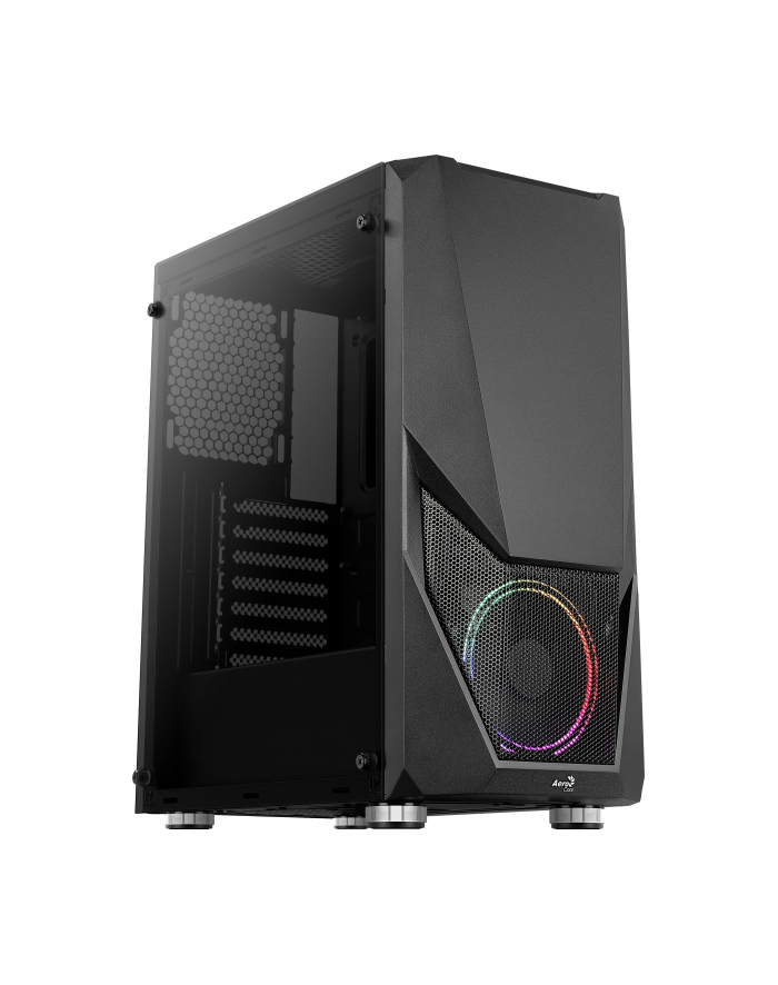 AEROCOOL PGS ZAURON FRGB-G-BK-v1 Black Mid Tower PC case główny