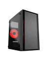GEMBIRD CCC-FORNAX-960R Gaming design PC case 3 x 12 cm fans red - nr 1