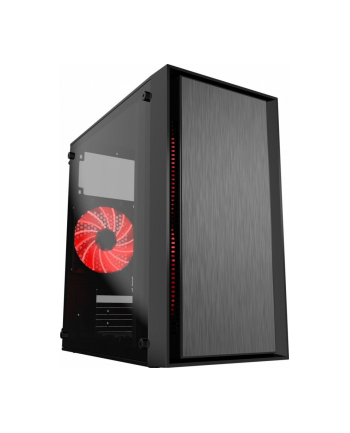 GEMBIRD CCC-FORNAX-960R Gaming design PC case 3 x 12 cm fans red