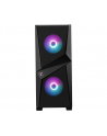 MSI MAG FORGE 100R Mid Tower PC case Black 2xARGB Front Fan 1xRear Fan - nr 13