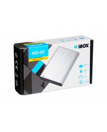 IBOX HD-05 Enclosure for HDD 2.5inch USB 3.1 Gen.1 gray