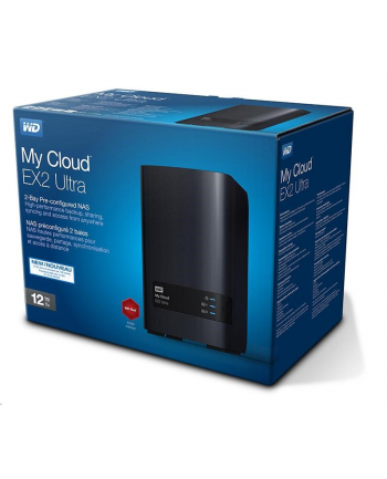 western digital WD My Cloud EX2 Ultra NAS 28TB personal cloud stor. incl WD RED Drives 2-bay Dual Gigabit Ethernet 1.3GHz CPU DNLA RAID1 NAS RTL