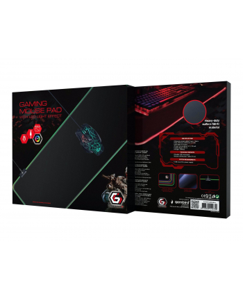 GEMBIRD MP-GAMELED-L Gaming mouse pad with LED light effect L-size 300 x 800 mm