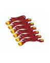 APC Power Cord Kit 6 ea Locking C13 to C14 1.2m Red - nr 6