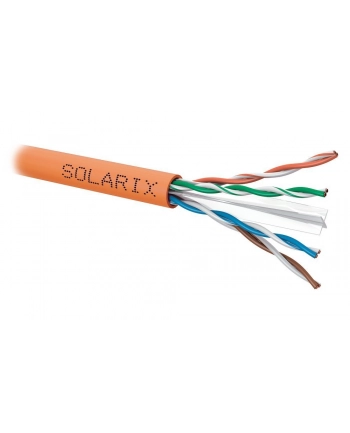 SOLARIX SXKD-6-UTP-LSOHFR-B2ca CAT6 UTP LSOH LSOHFR B2ca s1a d1 a1 500m reel orange