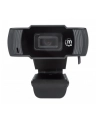 MANHATTAN 1080p USB Webcam Two Megapixels 1080p Full HD USB-A Plug Integrated Microphone Adjustable Clip Base 30fps Black - nr 12