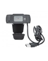MANHATTAN 1080p USB Webcam Two Megapixels 1080p Full HD USB-A Plug Integrated Microphone Adjustable Clip Base 30fps Black - nr 21