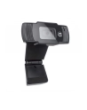 MANHATTAN 1080p USB Webcam Two Megapixels 1080p Full HD USB-A Plug Integrated Microphone Adjustable Clip Base 30fps Black - nr 33