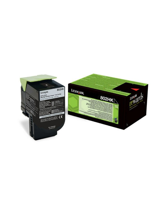 LEXMARK 80C2HKE Toner Lexmark black korporacyjny 4000 str. CX410 / CX510 główny