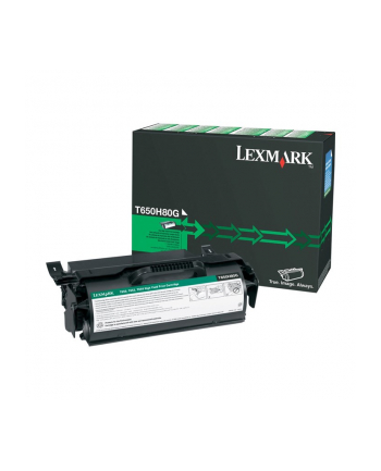 LEXMARK T650H80G Toner Lexmark black rekondycjonowany 2500 str. T650dn / T650dtn / T650n /