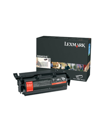 LEXMARK X654X31E Toner Lexmark black korporacyjny 36000 str. X654, X656, X658
