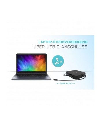 I-TEC USB-C Dual Display MST DS 2x DP 1x GLAN 3x USB 3.1 2x USB 2.0 1x USB-C-DatA 1x Audio/Mic Jack 1x 100W USB-C PD + Charger 112W nr 2